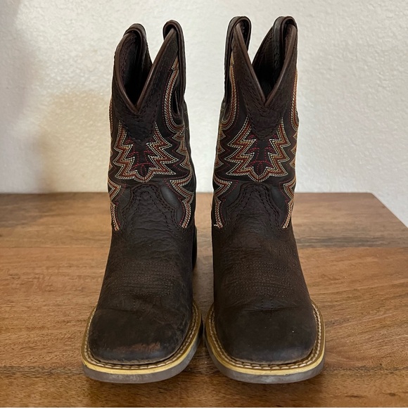 Durango® Lil' Rebel Pro™ Little Kid's Brown Western Boot Size 10M - Picture 3 of 11